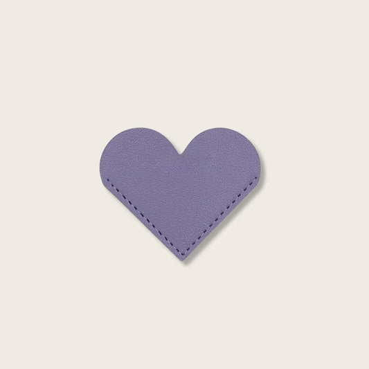 Marque page en cuir | Coeur