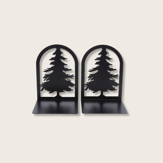 Serre livres | Sapin en métal